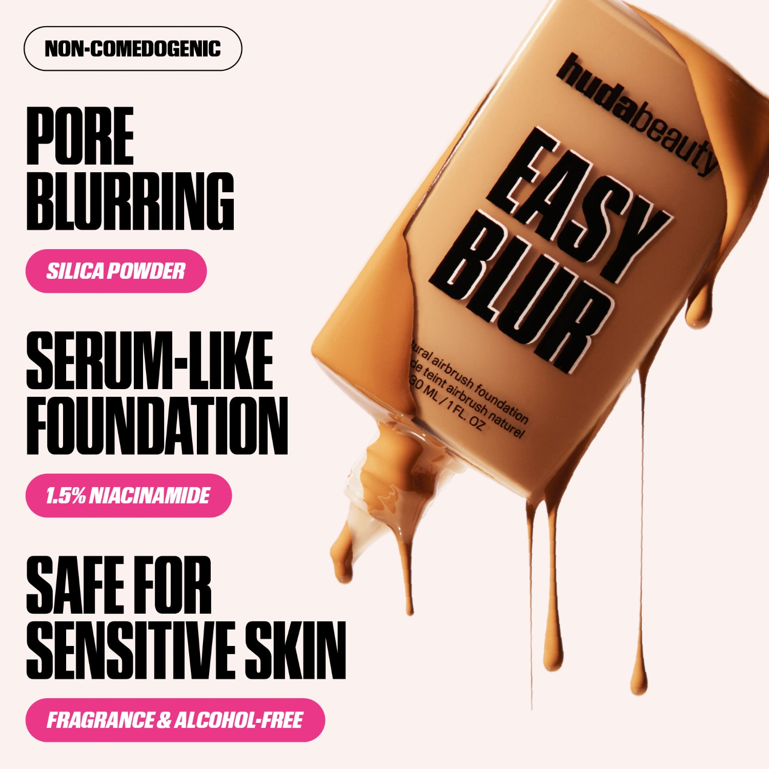 EASY BLUR FOUNDATION (BASE DE MAQUILLAJE PARA ROSTRO)
